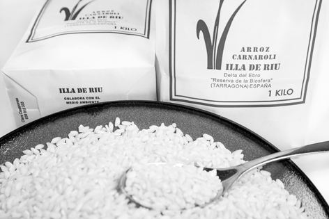 Arroz Carneroli Isla del Río del Delta del Ebro